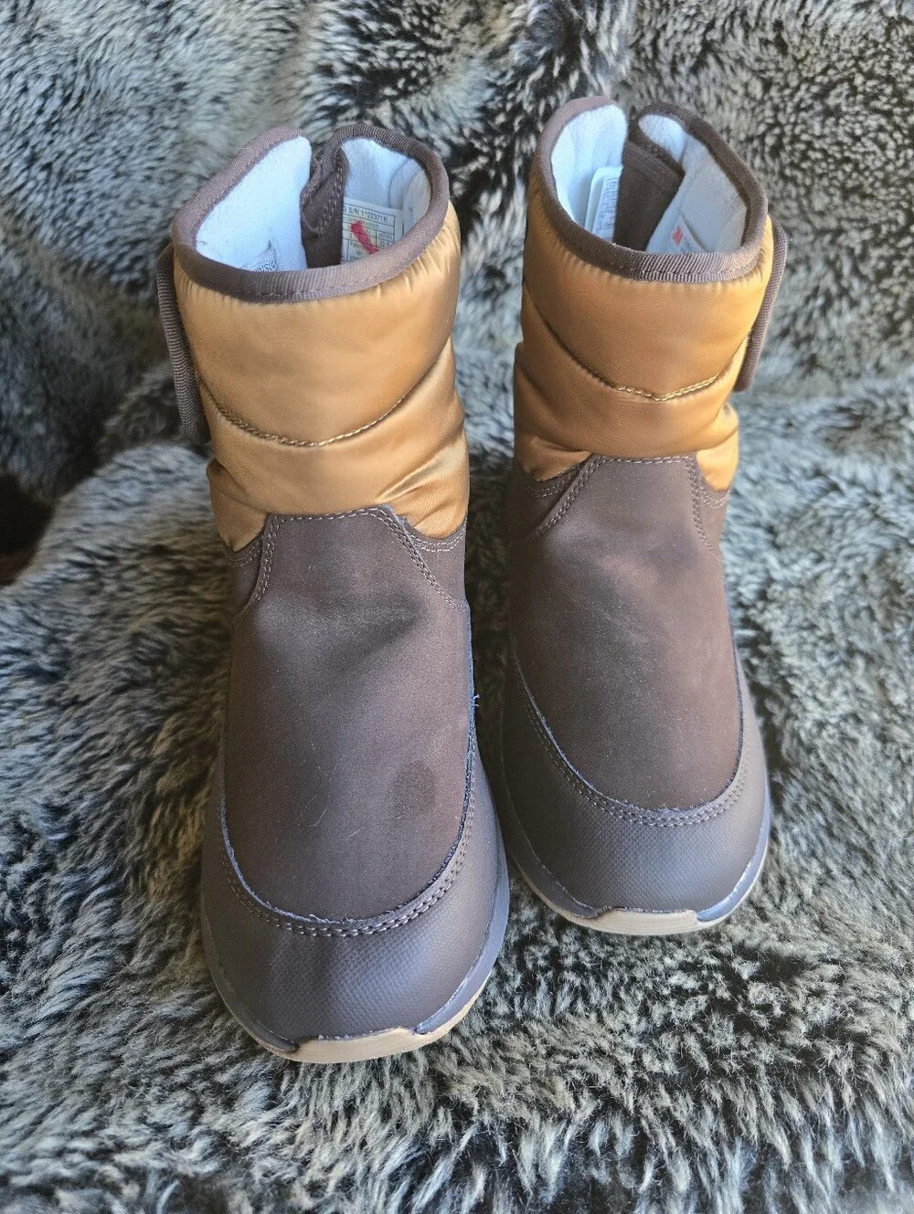 UGG Kids Brown and Tan Winter Boots